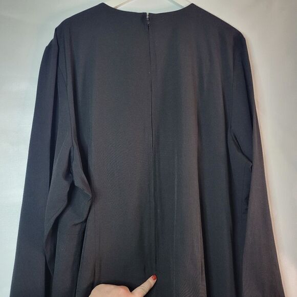 Lorenzo Vintage Black Coat-Dress - Picture 7 of 16